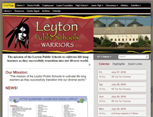 Tablet Screenshot of leytonwarriors.org